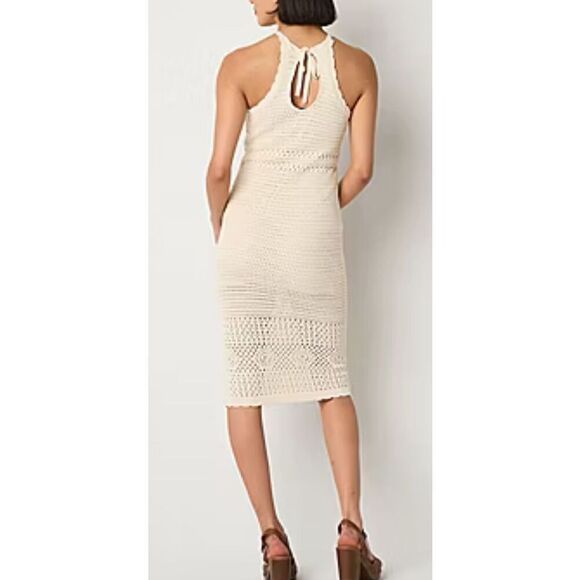 Arizona Womens Sleeveless Midi Bodycon Dress Juniors Size XXL nwt (0208) - Picture 2 of 10